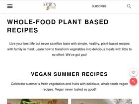 'kathysvegankitchen.com' screenshot