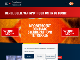 'ongehoordnederland.tv' screenshot