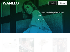 'wanelo.com' screenshot