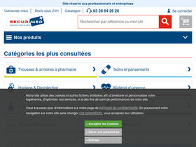 'securimed.fr' screenshot