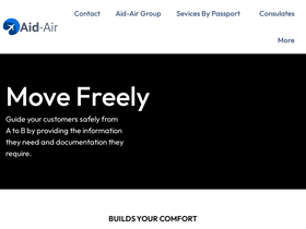 'aid-air.com' screenshot