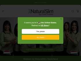Naturalslim homepage screenshot
