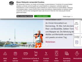 'aha-region.de' screenshot