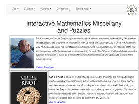 'cut-the-knot.org' screenshot