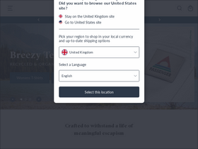 'passenger-clothing.com' screenshot