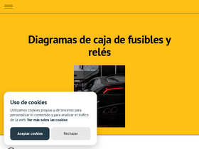 'diagrama-de-fusibles.mx' screenshot