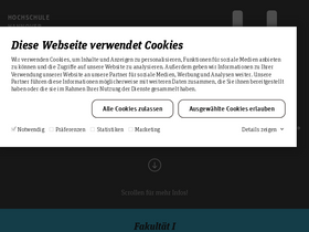'hs-hannover.de' screenshot