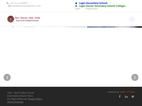 'biharboardonline.com' screenshot
