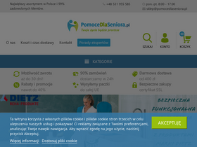 'pomocedlaseniora.pl' screenshot