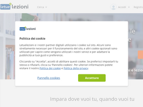 'letuelezioni.it' screenshot