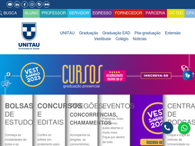 'unitau.br' screenshot