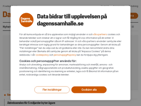 'dagenssamhalle.se' screenshot