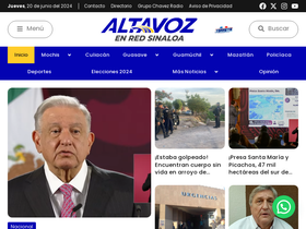 'noticieroaltavoz.com' screenshot