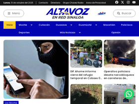 'noticieroaltavoz.com' screenshot