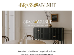 brasswalnut.com homepage screenshot