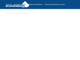 'derechohabiente.com' screenshot