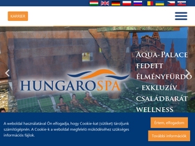 'hungarospa.hu' screenshot