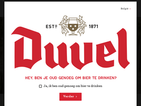 'duvel.com' screenshot