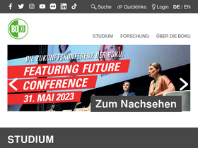 'boku.ac.at' screenshot