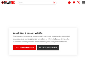 'tolvutek.is' screenshot