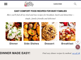 'savorynothings.com' screenshot