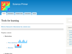 'scienceprimer.com' screenshot
