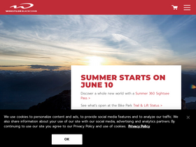'whistlerblackcomb.com' screenshot