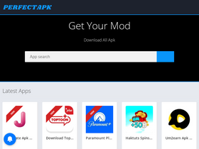 'perfectapk.com' screenshot