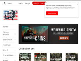 'choptones.com' screenshot