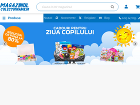 'magazinulcolectionarului.ro' screenshot