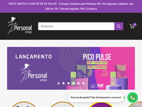 shoppersonal.com.br homepage screenshot