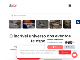 'doity.com.br' screenshot