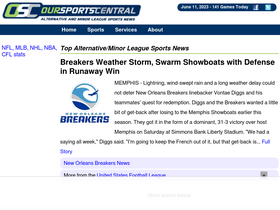'oursportscentral.com' screenshot