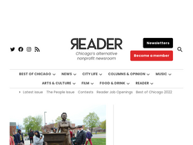 'chicagoreader.com' screenshot