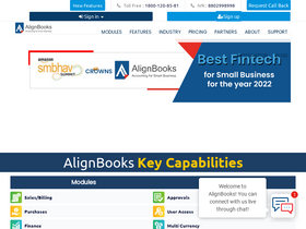 'alignbooks.com' screenshot