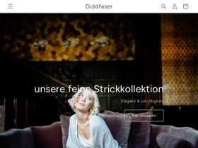 goldfaser.com homepage screenshot