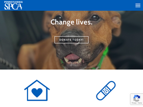 'pspca.org' screenshot