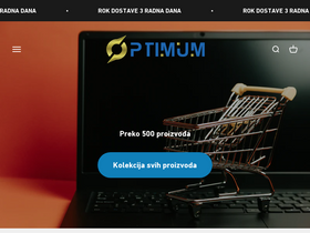 OPTIMUMSHOP.HR website screenshot