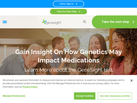 'genesight.com' screenshot