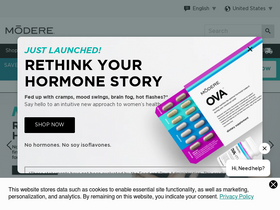 'modere.com' screenshot