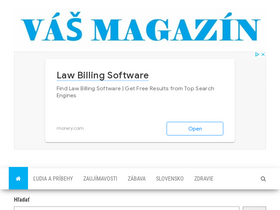 'vasmagazin.sk' screenshot