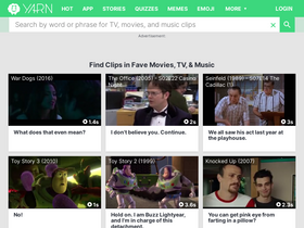 'yarn.co' screenshot