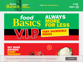 'foodbasics.ca' screenshot