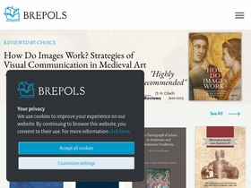 'brepols.net' screenshot