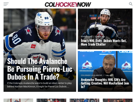 'coloradohockeynow.com' screenshot