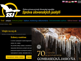 'ssj.sk' screenshot