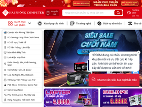 'haiphongcomputer.vn' screenshot