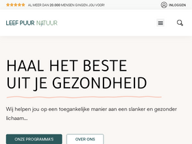'leefpuurnatuur.nl' screenshot