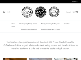 ntbookstorecafe.ca homepage screenshot