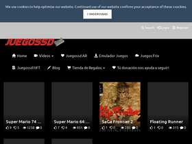 'juegossd.com' screenshot
